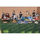 TWELVE BOXED ROBBERT HARROP CAMBERWICK GREEN COLLECTION FIGURES, comprising CG60 The Bugler (