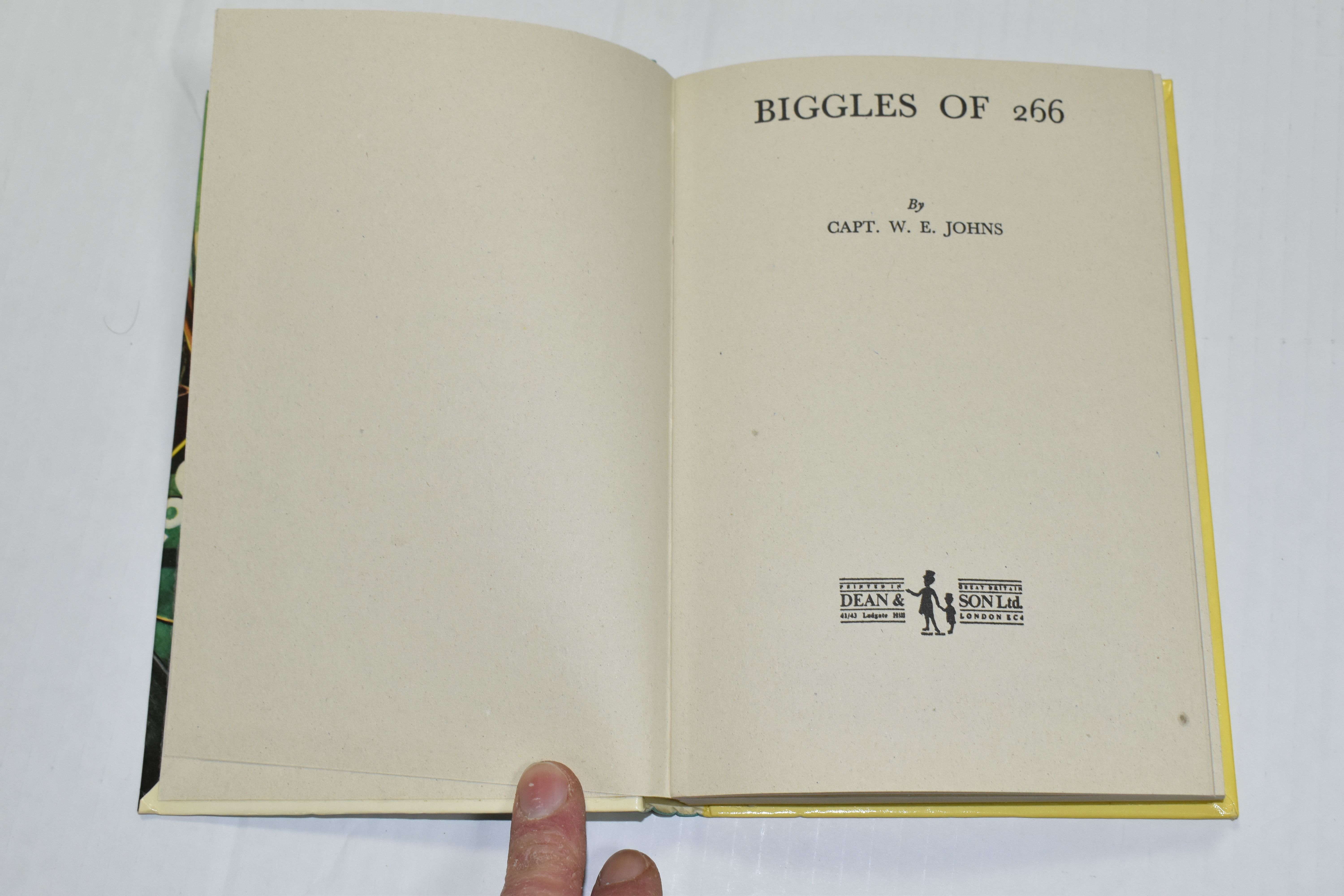 JOHNS; CAPT. W.E, Four titles comprising Biggles In The Underworld, First Edition published by - Image 4 of 13