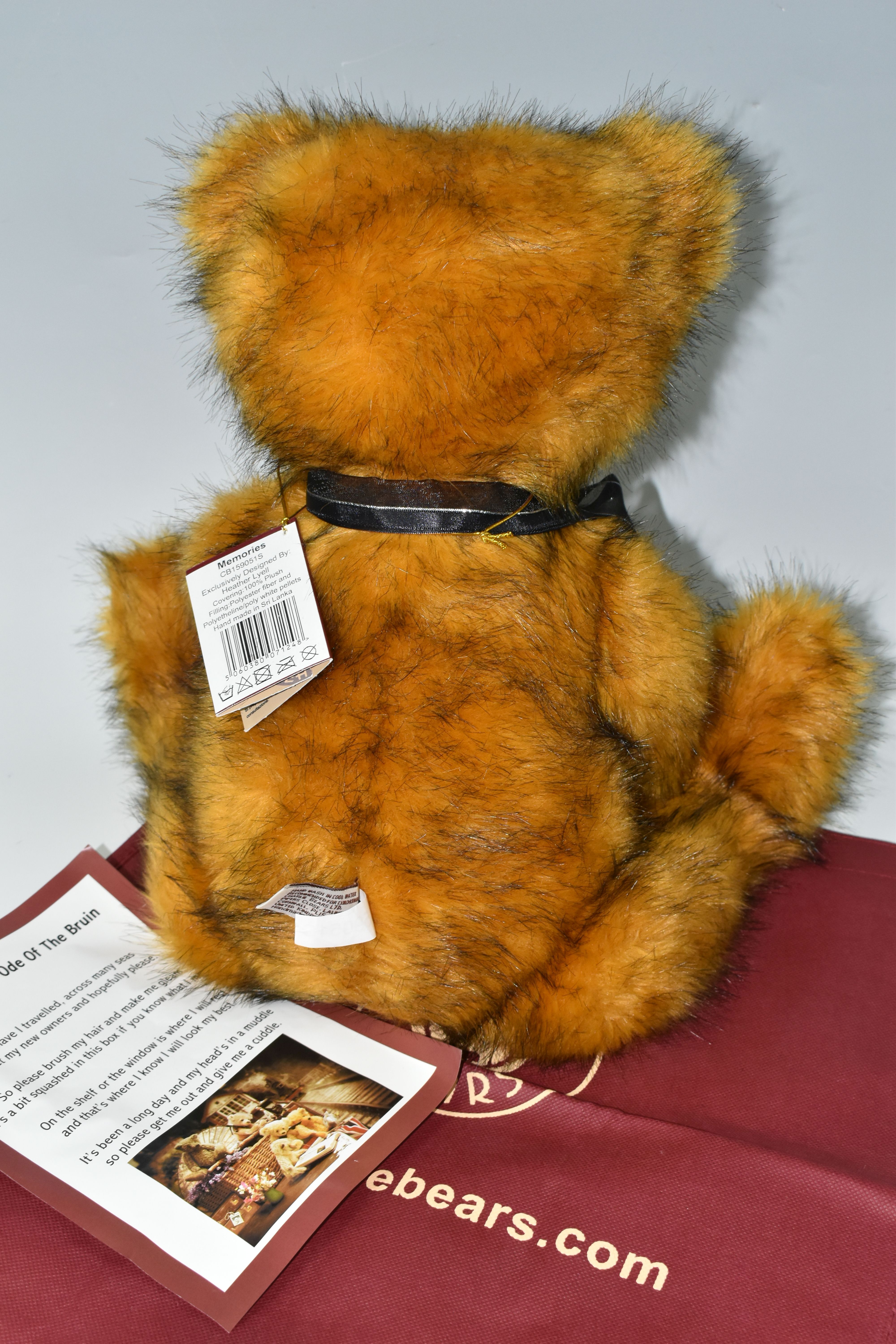 A CHARLIE BEAR 'MEMORIES' CB159051S, designed exclusively by Heather Lyell, height approx. 50cm, - Image 3 of 3