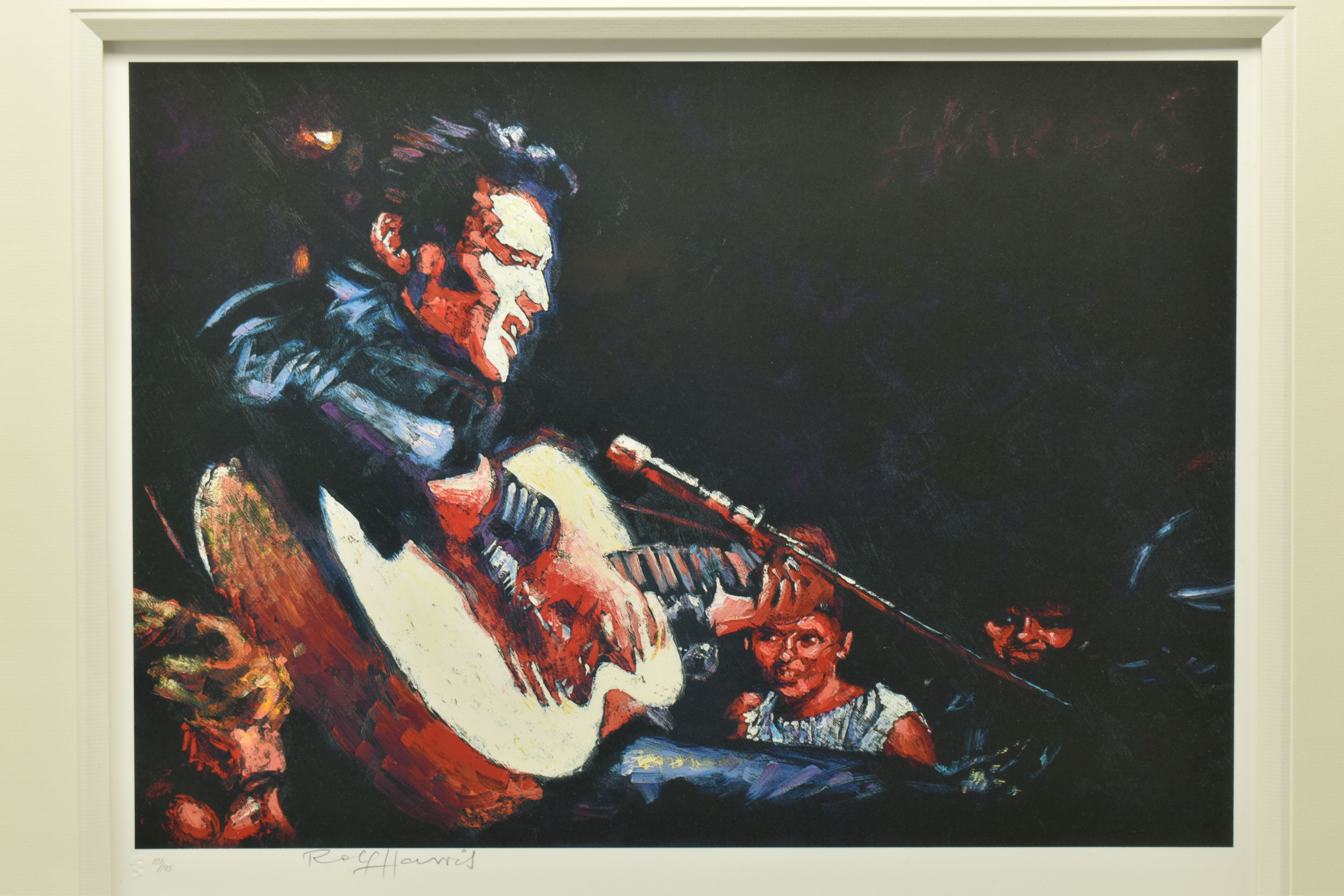 ROLF HARRIS (AUSTRALIA 1930-2023) 'ELVIS SINGS', a signed limited edition print on paper, 101/195 - Image 3 of 8