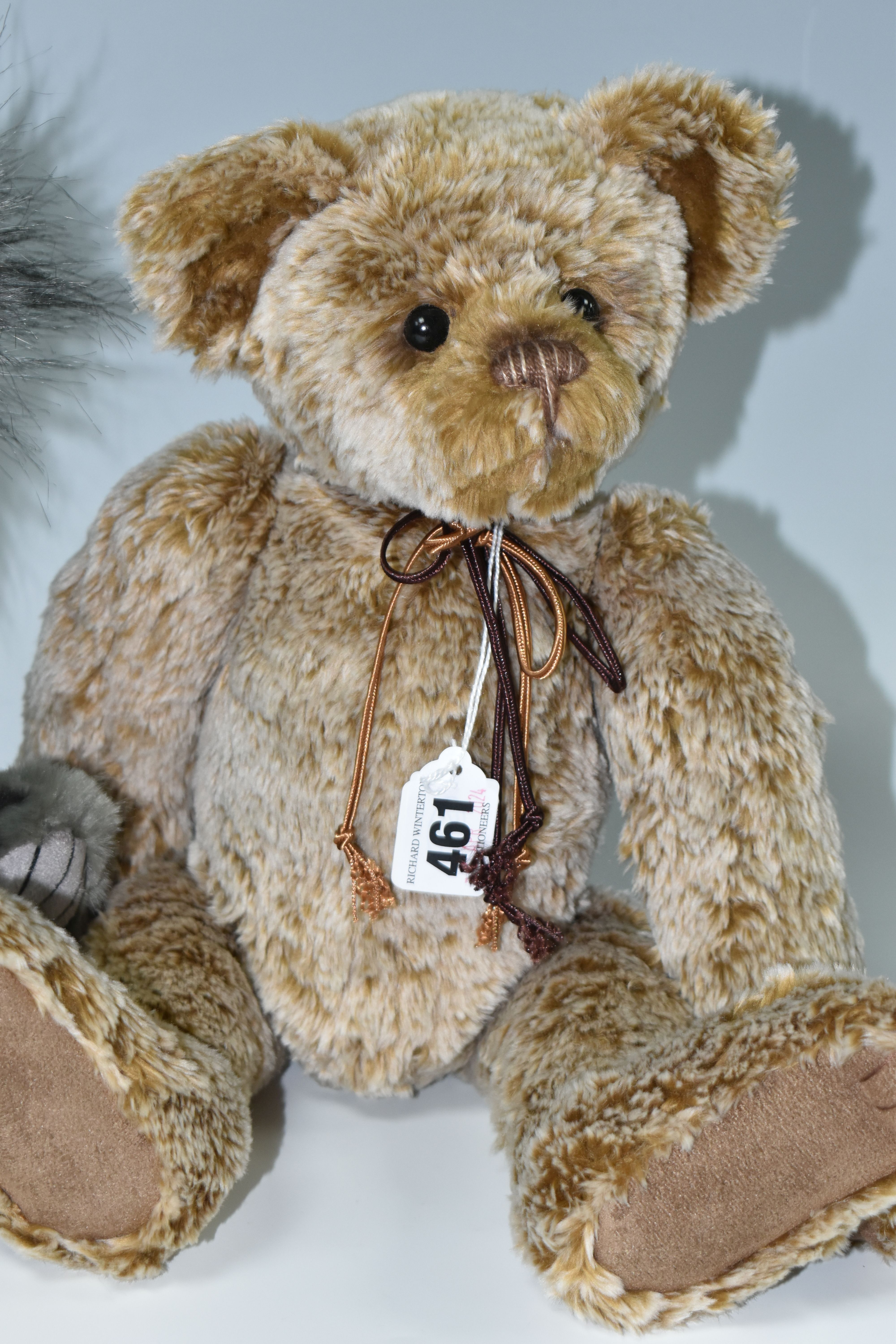 TWO CHARLIE BEARS 'CARLO' CB161665B AND BURMA CB171718, exclusively designed by Isabelle Lee, with - Image 2 of 4