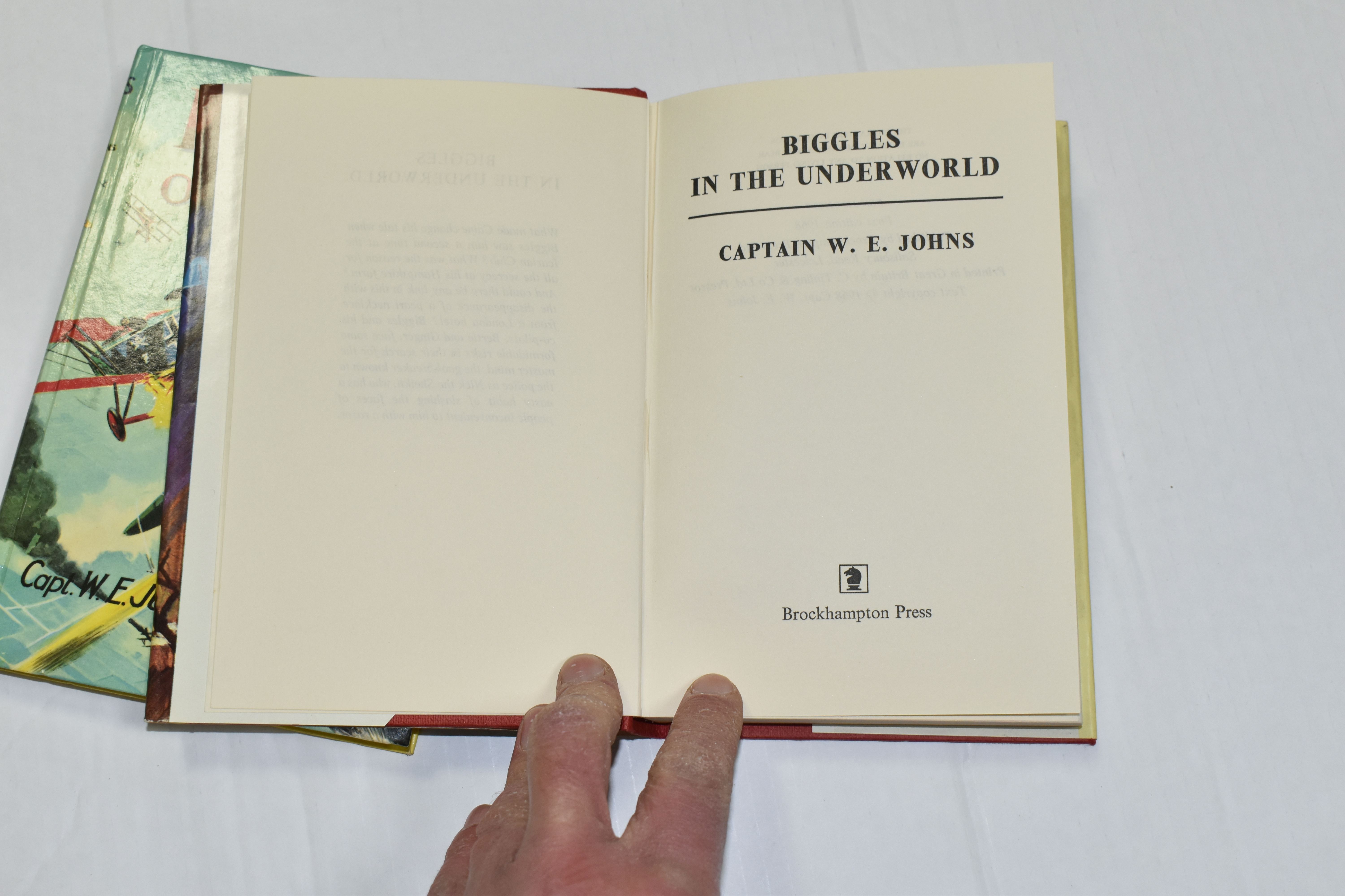 JOHNS; CAPT. W.E, Four titles comprising Biggles In The Underworld, First Edition published by - Image 6 of 13