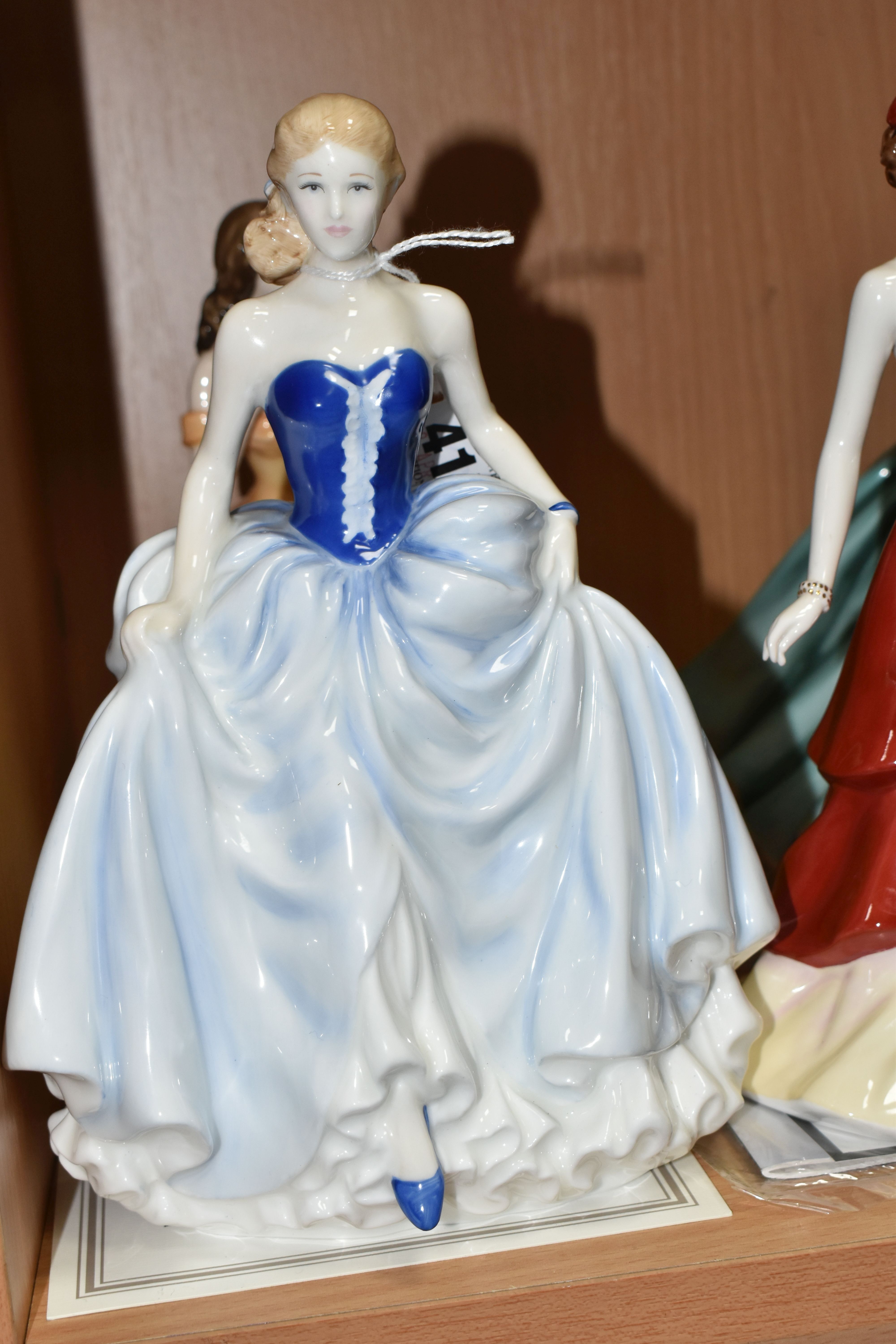 FIVE ROYAL DOULTON FIGURE OF THE YEAR LADIES, comprising Classics 2002 'Sarah' HN3978, 2003 ' - Image 2 of 5