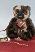 A CHARLIE BEAR 'SILKIE' CB141459, exclusively designed by Isabelle Lee, height approx. 46cm, with