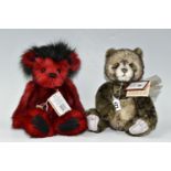 TWO CHARLIE BEARS, comprising 'Smidgen' CB161636, height approx. 34cm, exclusively designed by