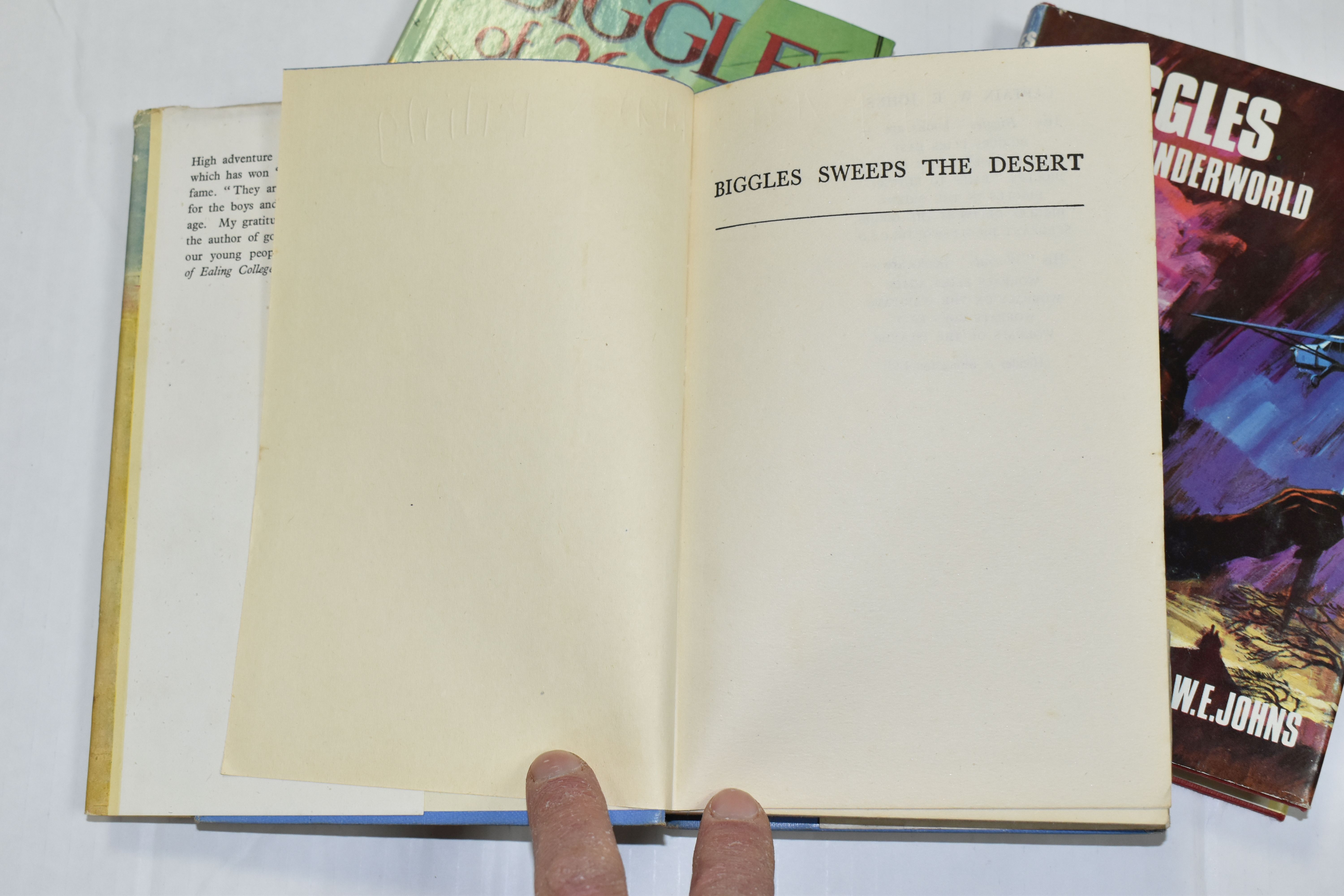 JOHNS; CAPT. W.E, Four titles comprising Biggles In The Underworld, First Edition published by - Image 9 of 13