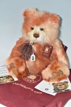 A CHARLIE BEARS 'TANGO' TEDDY BEAR, no CB151527, designed by Isabelle Lee, height approximately