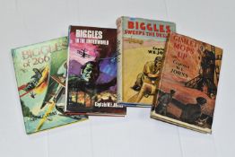 JOHNS; CAPT. W.E, Four titles comprising Biggles In The Underworld, First Edition published by