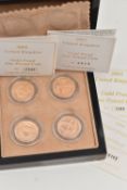 A BOXED ROYAL MINT 2004-2007 ONE POUND PROOF BRIDGES COLLECTION, four capsulated One Pound coins,