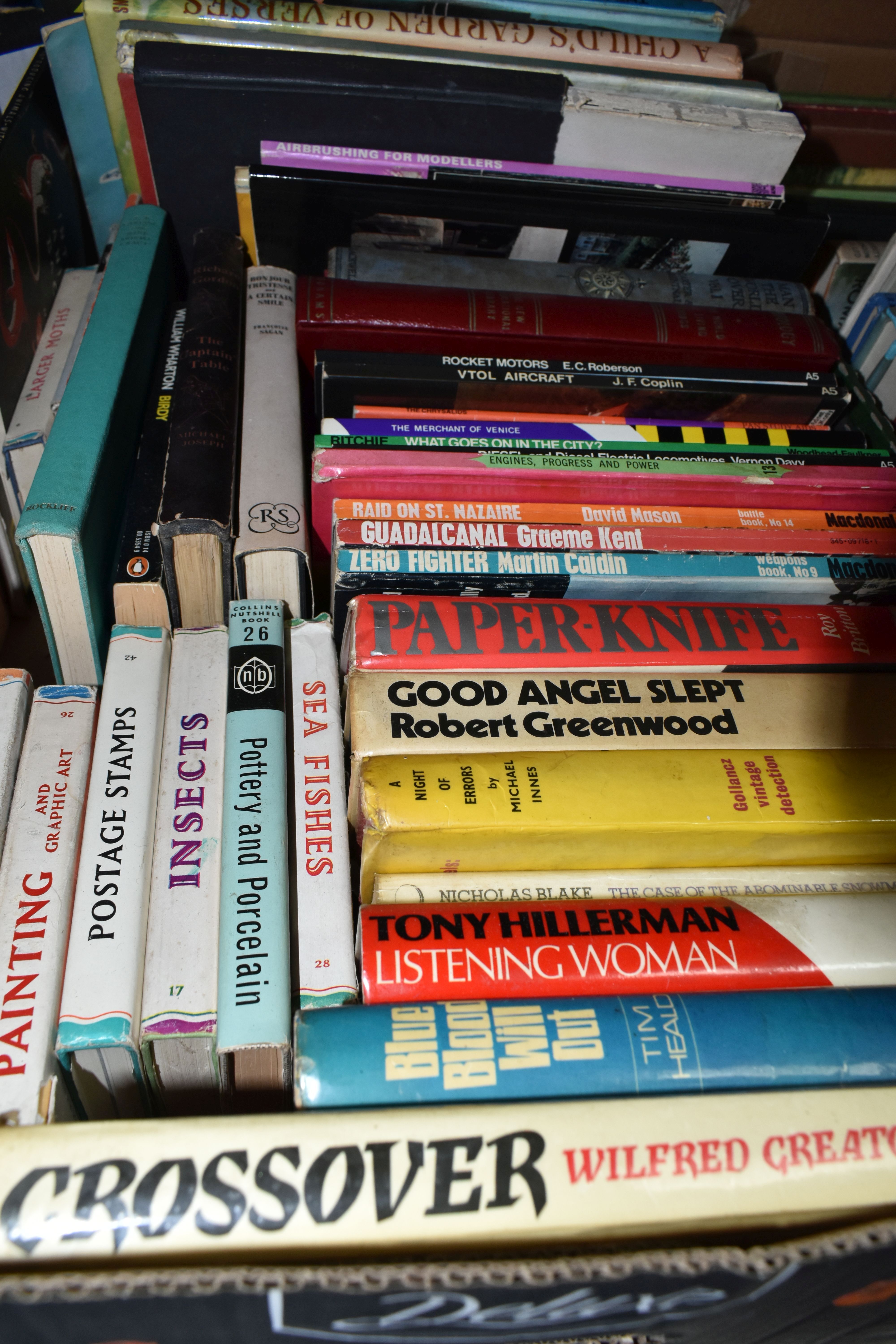 FIVE BOXES OF BOOKS AND, FOLDED MAPS AND GUIDE BOOKS, including six Observer books, other books - Image 3 of 6