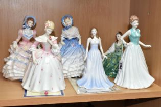 SIX ROYAL DOULTON LADIES, comprising Classics 'Anne Marie' HN4522, 'Elyse' HN2474, 'Alice' HN3368,