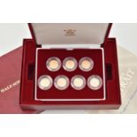 A ROYAL MINT HALF SOVEREIGN PORTRAIT COLLECTION, including seven gold Half Sovereign coins in box of