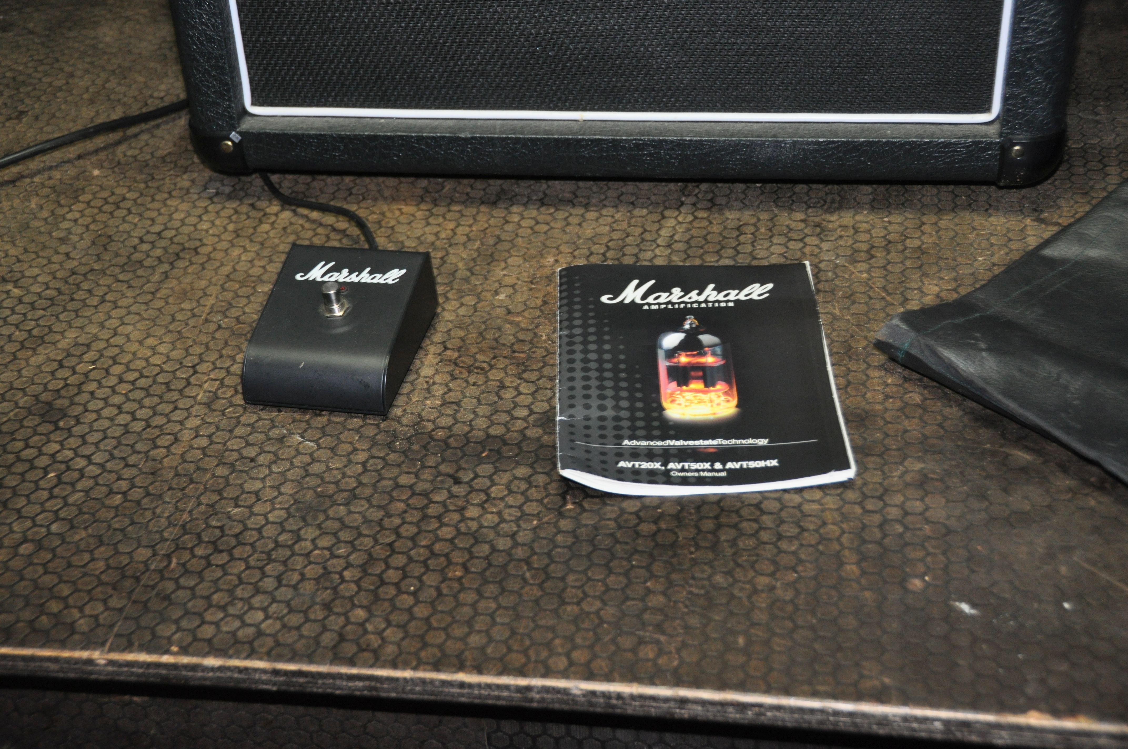 A MARSHALL AVT50X GUITAR COMBO with 1x12in speaker with original box foot switch, power cable and - Image 2 of 4