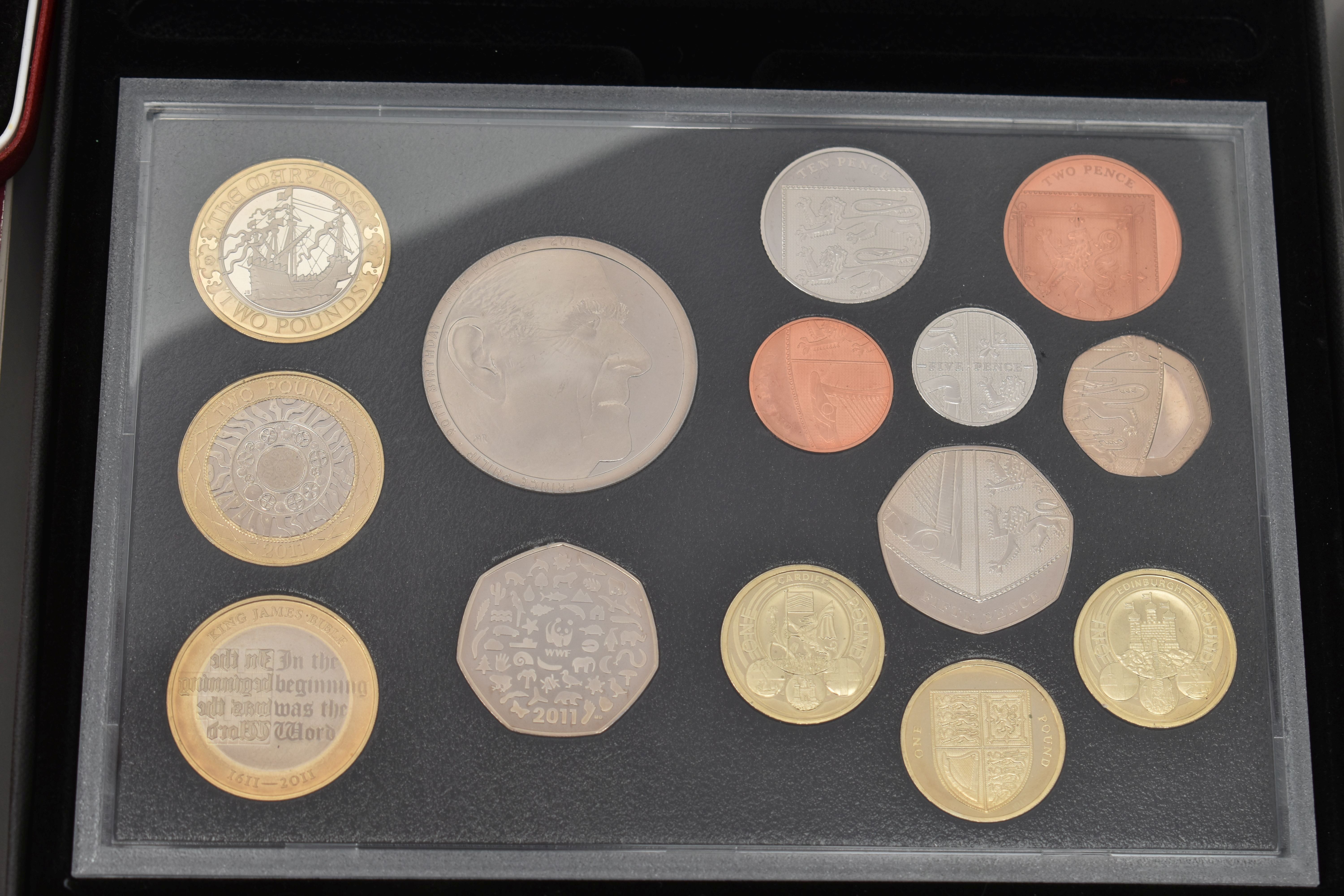 A BOX OF MAINLY ROYAL MINT COINAGE, to include dual-dated 1993 presidency 50p in year set, a boxed - Image 8 of 11