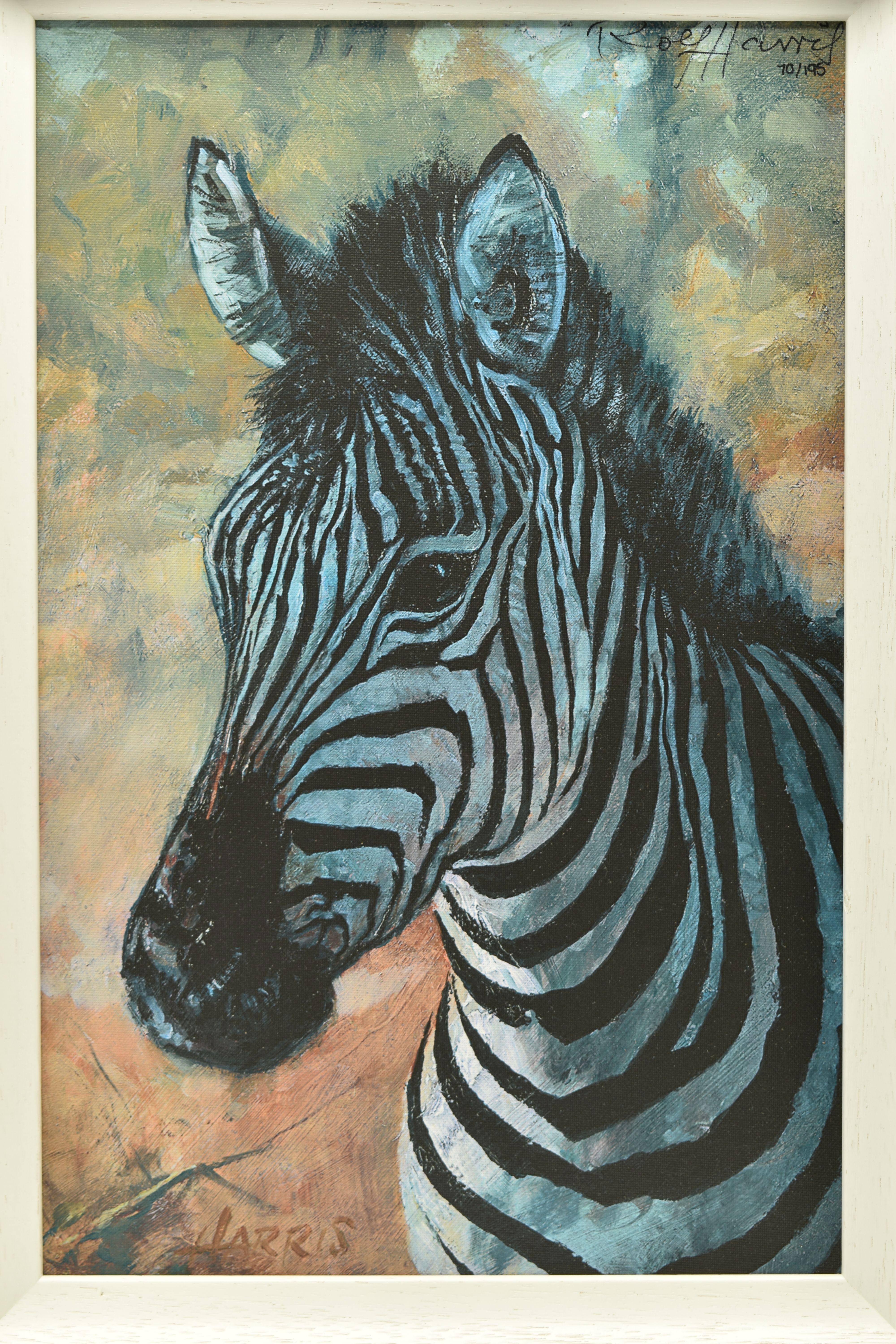 ROLF HARRIS (AUSTRALIA (1930-2023) 'YOUNG ZEBRA' a signed limited edition print on board, 70/195 - Image 2 of 10