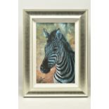 ROLF HARRIS (AUSTRALIA (1930-2023) 'YOUNG ZEBRA' a signed limited edition print on board, 70/195