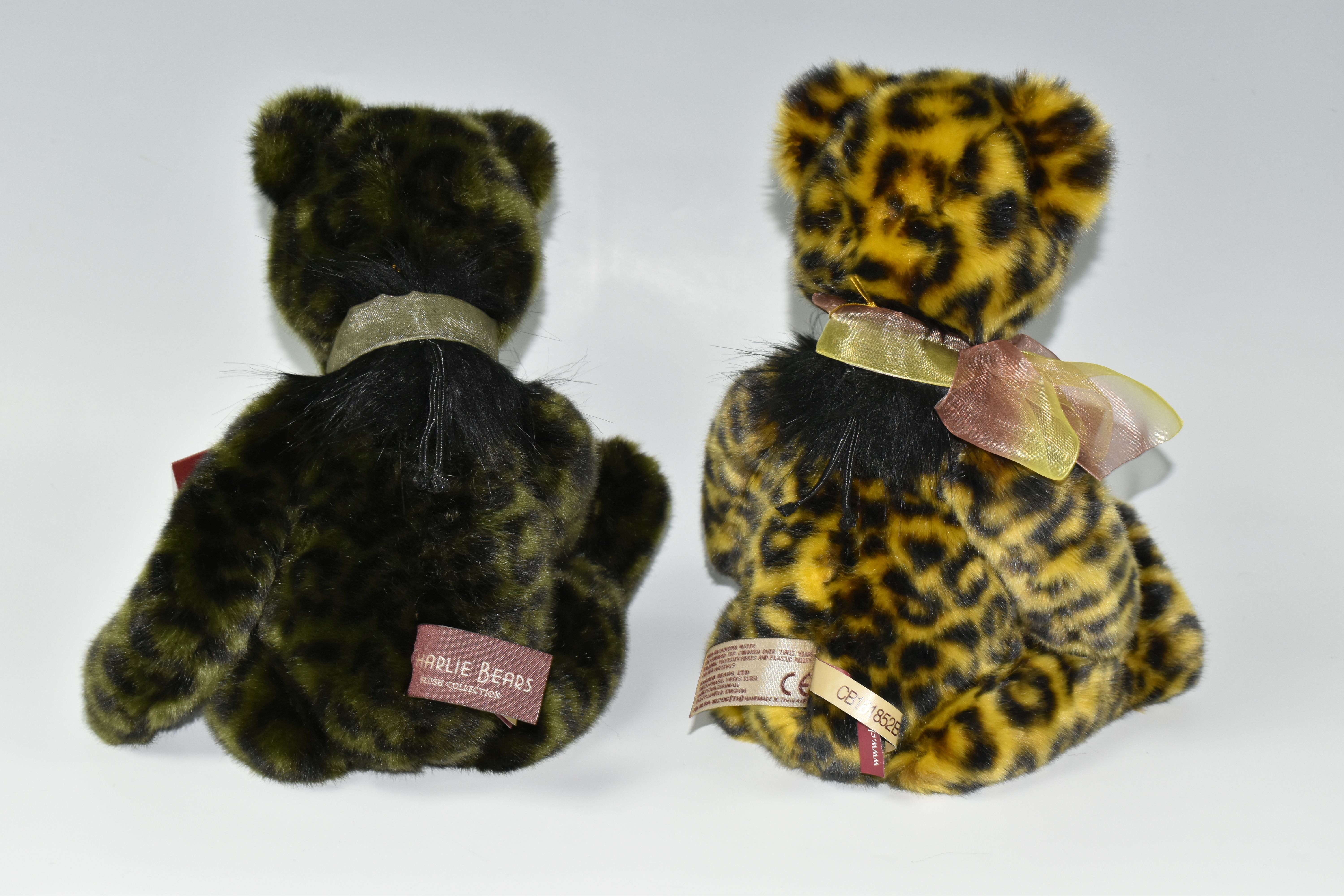 TWO CHARLIE BEARS PLUSH COLLECTION BEARS, comprising 'Chutney' CB181852B, height approx. 41cm and ' - Image 4 of 4