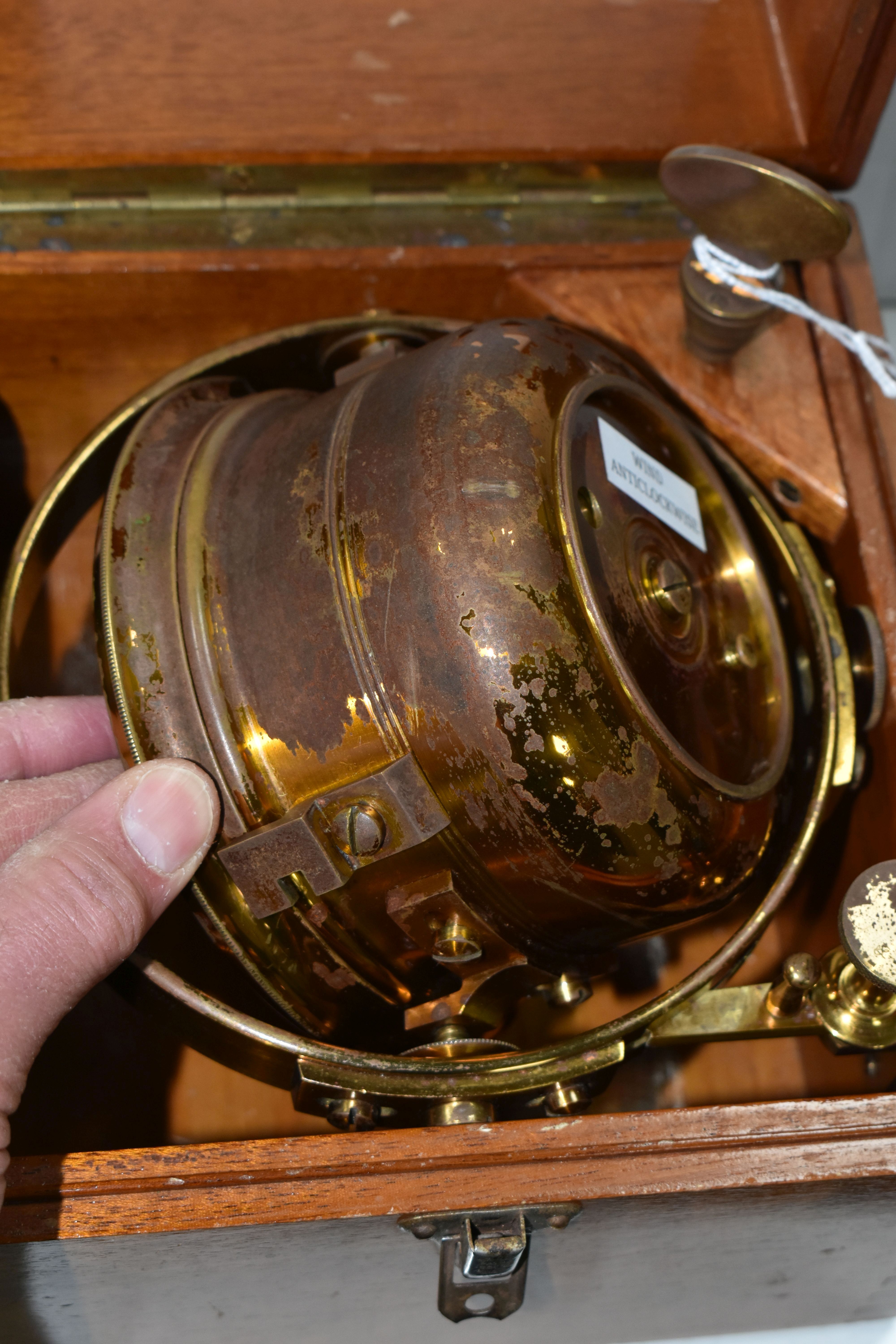 A MID 20TH CENTURY WALNUT CASED MARINE CHRONOMETER BY THOMAS MERCER LTD, SUPPLIED BY JOHN LILLIE & - Image 22 of 24