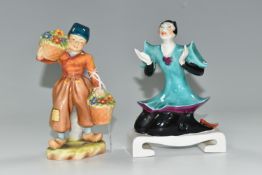 TWO ROYAL WORCESTER FIGURES, comprising 'Dutch Boy' modelled by F. Gertner, no.2923 and a