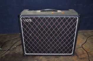 A VINTAGE VOX FWW60 SOLID STATE GUITAR COMBO (no fuse holder or plug so untested) with one 10in