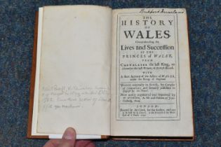 CARADOC of Lhancarvan, THE HISTORY OF WALES, Comprehending the Lives and Succession Of The Princes