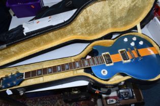 A VINTAGE IBANEZ STANDARD SIX STRING ELECTRIC GUITAR, serial number G770452, the body has been