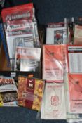 A COLLECTION OF CREWE ALEXANDRA FOOTBALL CLUB PROGRAMMES APPROXIMATELY 150 OVER VARIOUS DECADES,