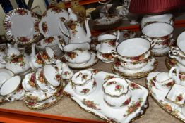 A QUANTITY OF ROYAL ALBERT 'OLD COUNTRY ROSES' TEA, DINNER AND ORNAMENTAL WARES, comprising a two