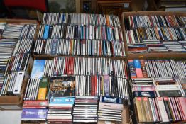 FIVE BOXES OF CDS containing several hundred Classical Music, Ballet, Opera and Film Score compact