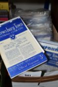 A COLLECTION OF SHREWSBURY TOWN FOOTBALL CLUB PROGRAMMES APPROXIMATELY 80 OVER VARIOUS DECADES, to