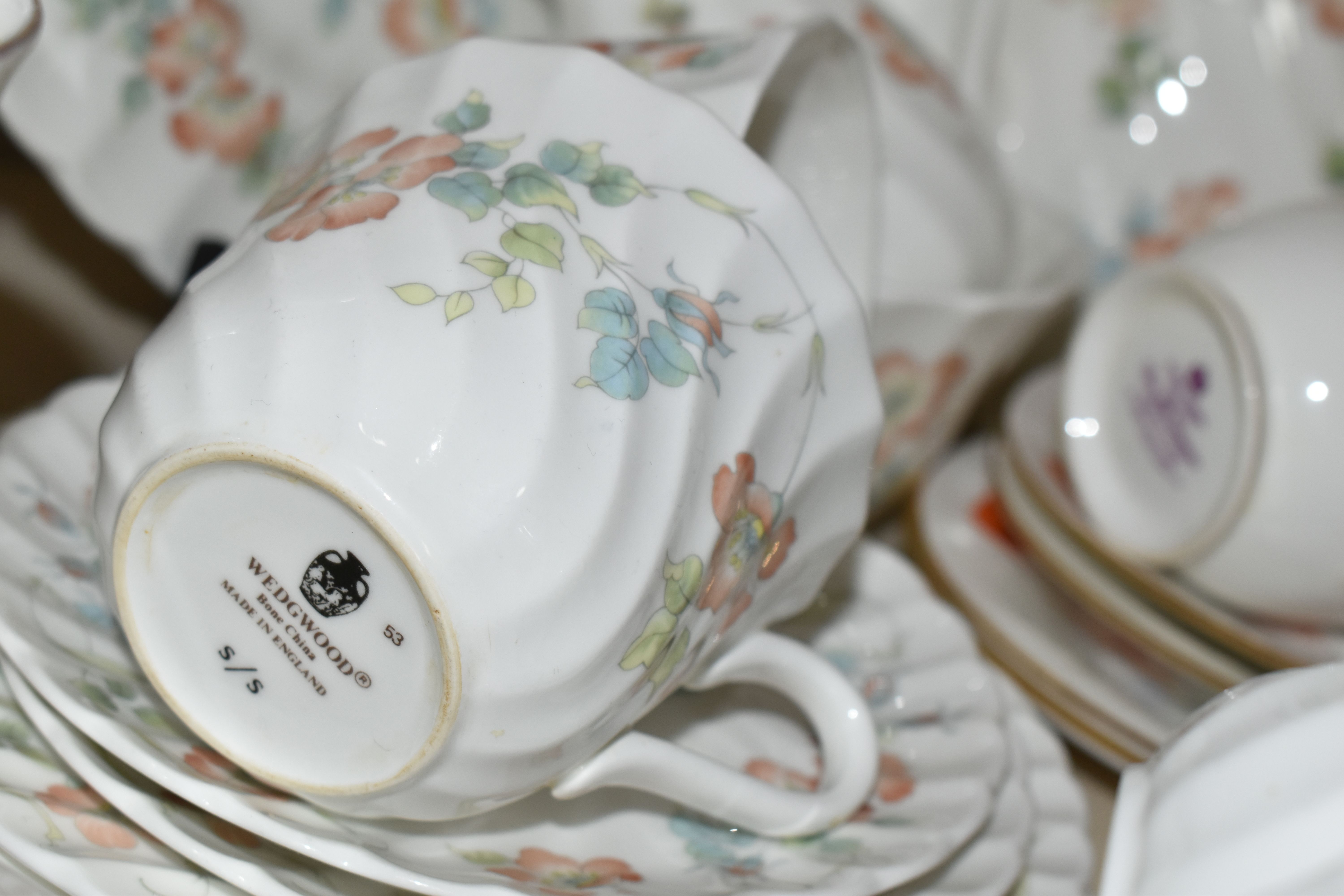 A GROUP OF ROYAL ALBERT 'FOR ALL SEASONS' AND WEDGWOOD 'COTTAGE ROSE' PART TEA / COFFEE SETS, the - Image 3 of 4