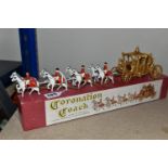 A BOXED LESNEY CORONATION COACH, with Queen figure (1 + box) (Condition Report: appears in good