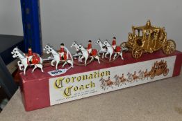 A BOXED LESNEY CORONATION COACH, with Queen figure (1 + box) (Condition Report: appears in good