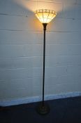 A TIFFANY STYLE STANDARD LAMP, height 178cm (condition report: overall good condition)