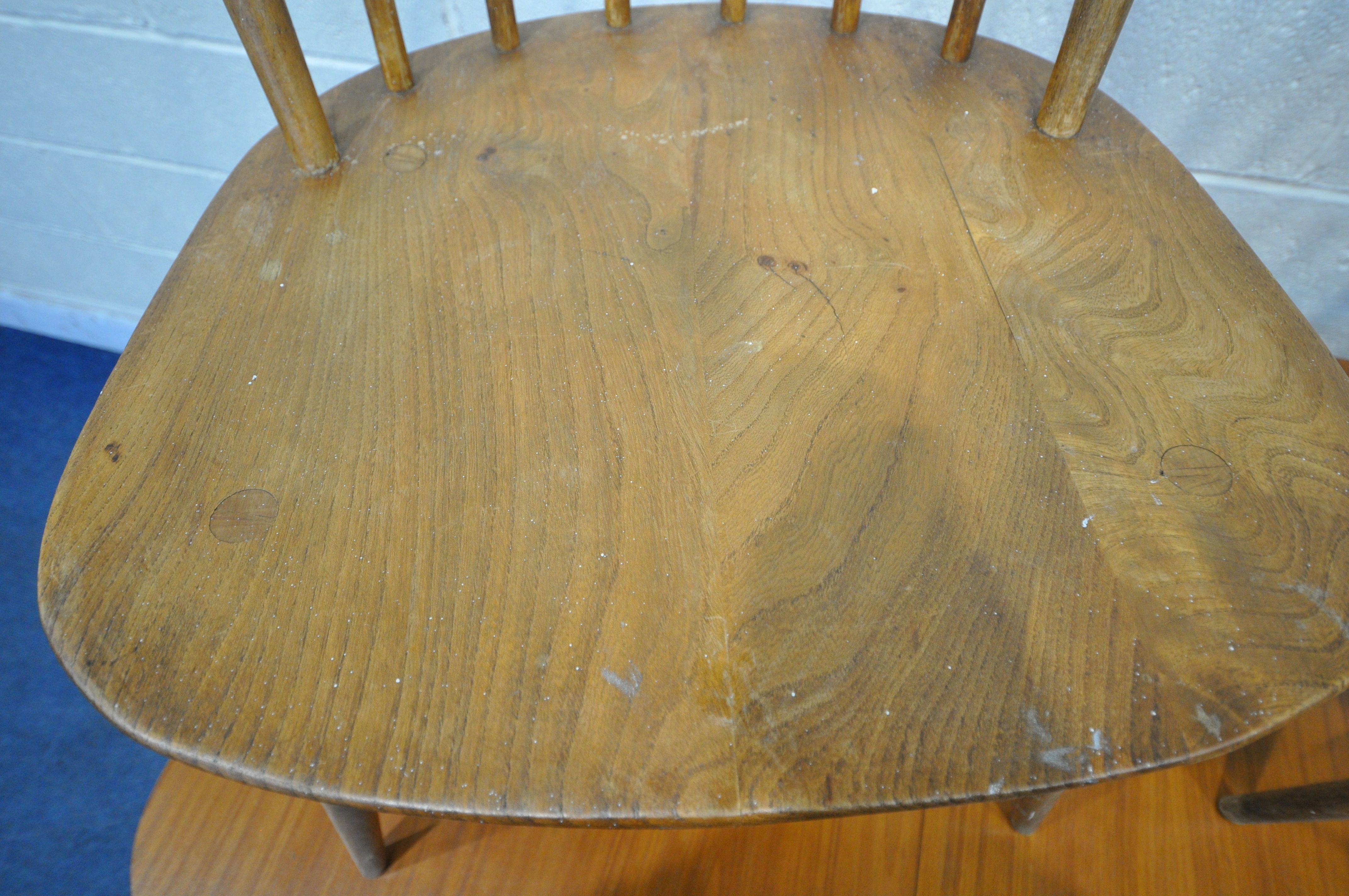 A MID CENTURY TEAK DROP LEAF TABLE, open width 150cm x closed width 34cm x depth 83cm x height 73cm, - Image 4 of 4