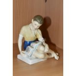 TWO ROYAL DOULTON FIGURES OF BOYS, comprising 'Treasure Island' HN2243 and 'River Boy' HN2128 (2) (