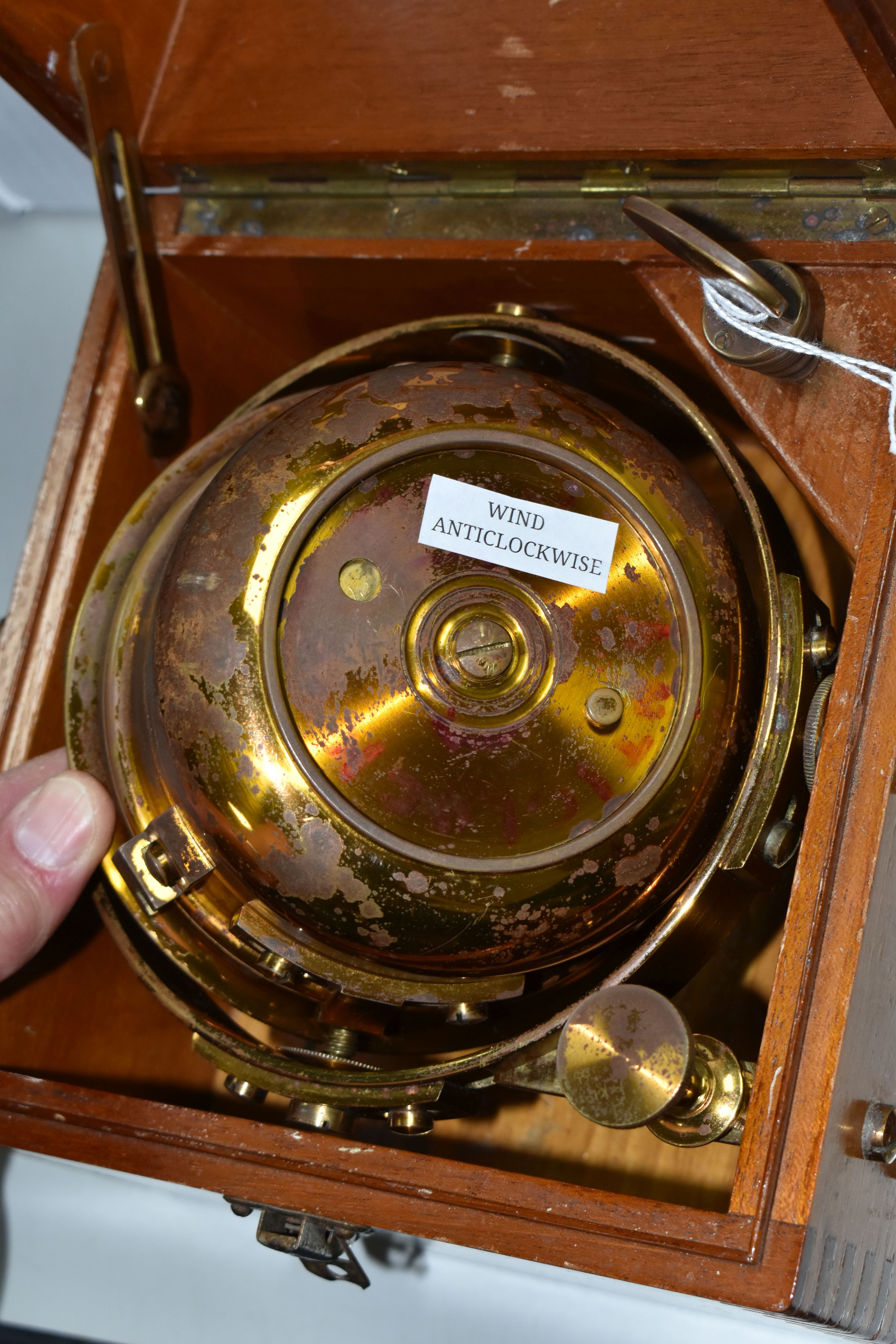 A MID 20TH CENTURY WALNUT CASED MARINE CHRONOMETER BY THOMAS MERCER LTD, SUPPLIED BY JOHN LILLIE & - Image 23 of 24