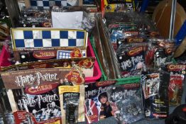 FOUR BOXES OF HARRY POTTER CHESS AND THE PRISONER PARTWORKS, in original packaging appearing