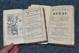 TWO ANTIQUARIAN BOOKS, THE POLITICAL HISTORY OF THE DEVIL The Whole Interspers'd with Many of the