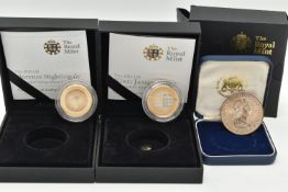 A PARCEL OF SILVER AND SILVER PROOF CASED COINS, to include a 31.5 gram Sterling Silver 1900
