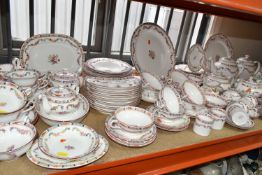 A ONE HUNDRED AND FIFTY PIECE MINTON A4807 'MINTON ROSE' DINNER SERVICE, mainly modern backstamps