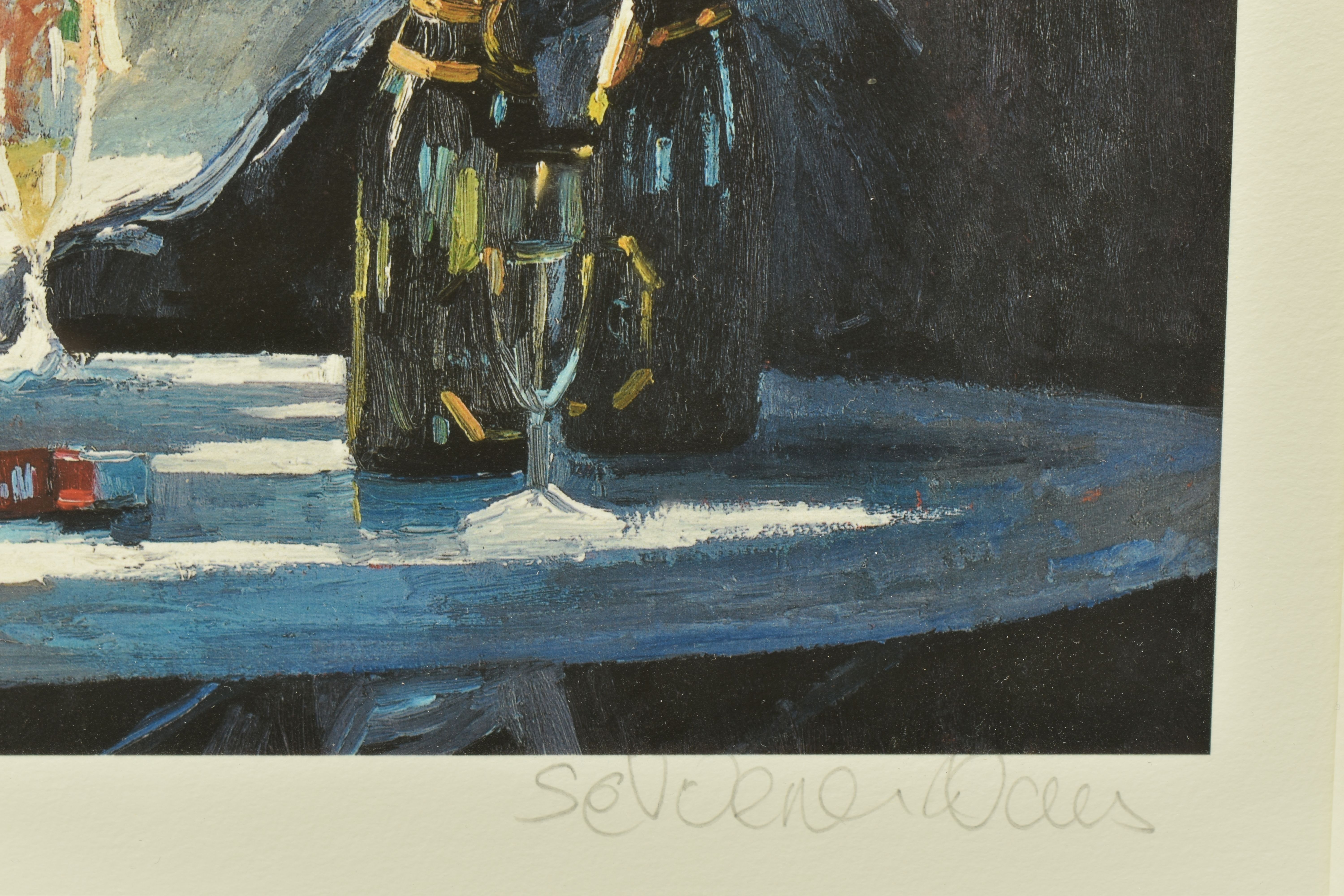 SHERREE VALENTINE DAINES (BRIITISH 1959) FIGURES CELEBRATING WITH CHAMPAGNE, a signed artist proof - Image 4 of 9