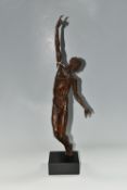 A CONTEMPORARY BRONZE FIGURE OF 'CACUS' - STORM DEMON, limited edition 1/9 by Juliette Dodd, East