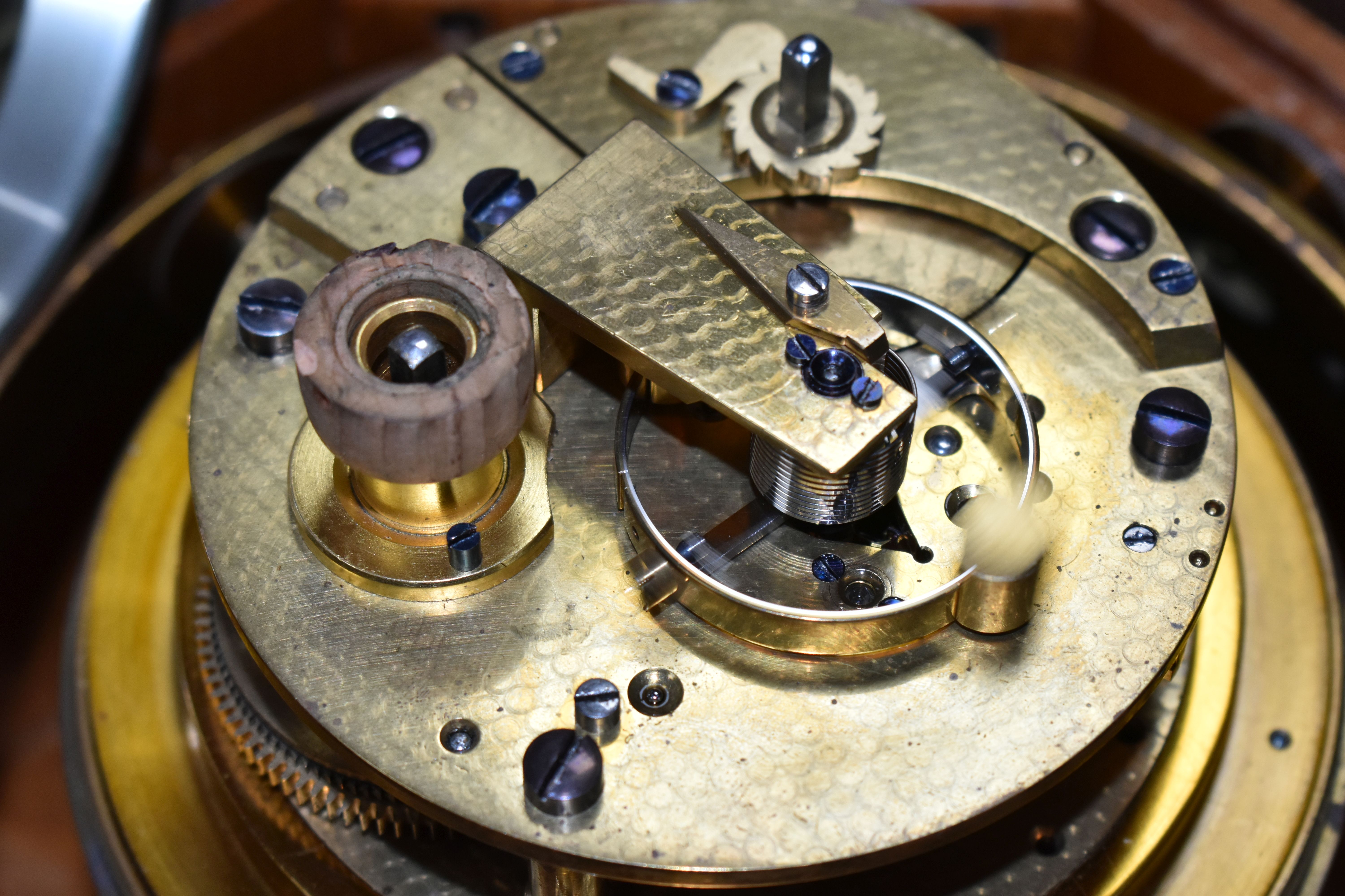 A MID 20TH CENTURY WALNUT CASED MARINE CHRONOMETER BY THOMAS MERCER LTD, SUPPLIED BY JOHN LILLIE & - Image 15 of 24