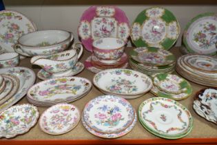 A COLLECTION OF MINTON DINNER WARE, late nineteenth/early twentieth century and modern pieces,