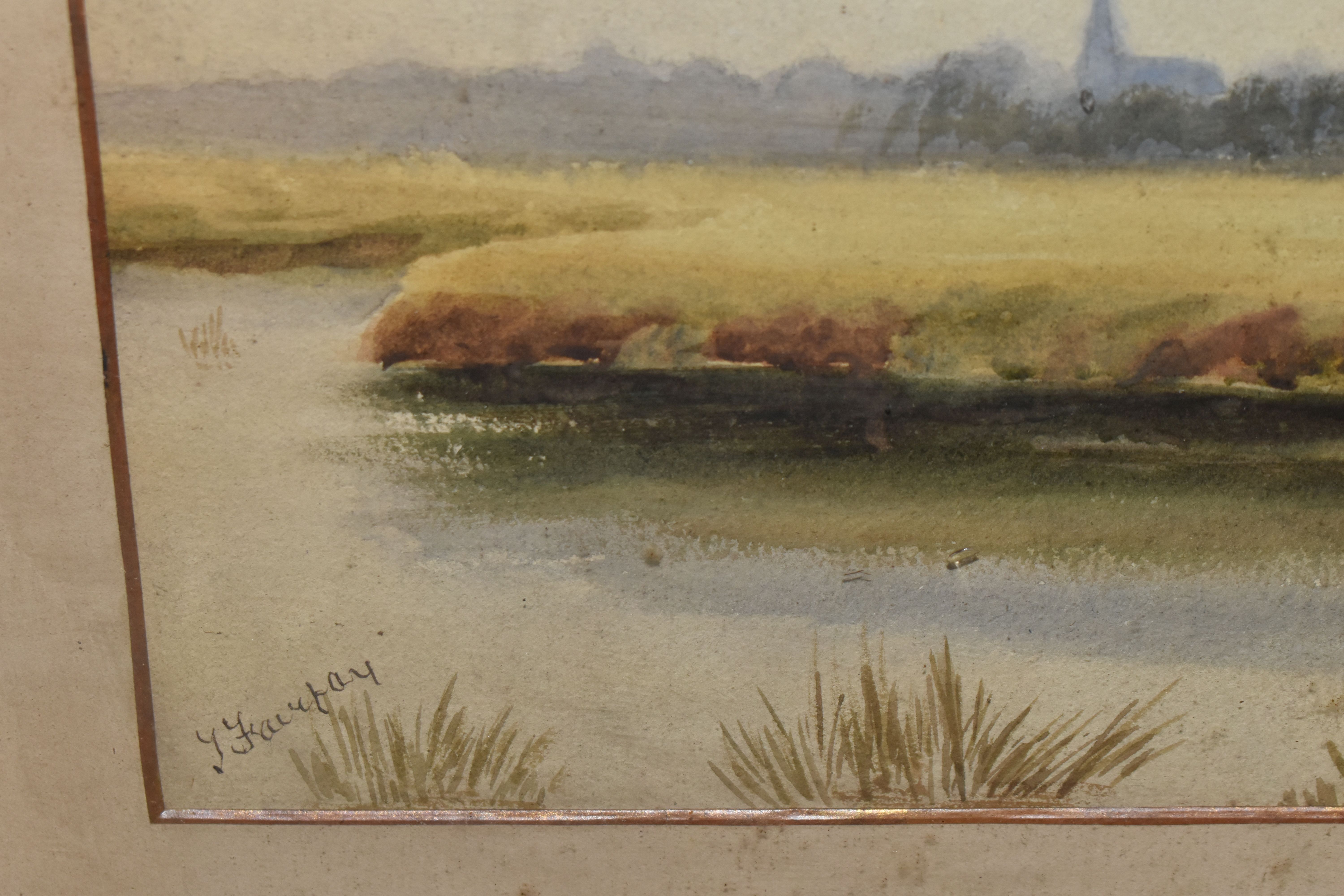 THREE LATE 19TH / EARLY 20TH CENTURY LANDSCAPE WATERCOLOURS, comprising a Arthur F. Maugham - Image 6 of 9