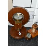 A PHILIP HARRIS TANGENT GALVANOMETER, No 12881, in a wooden stand, and two other Philip Harris