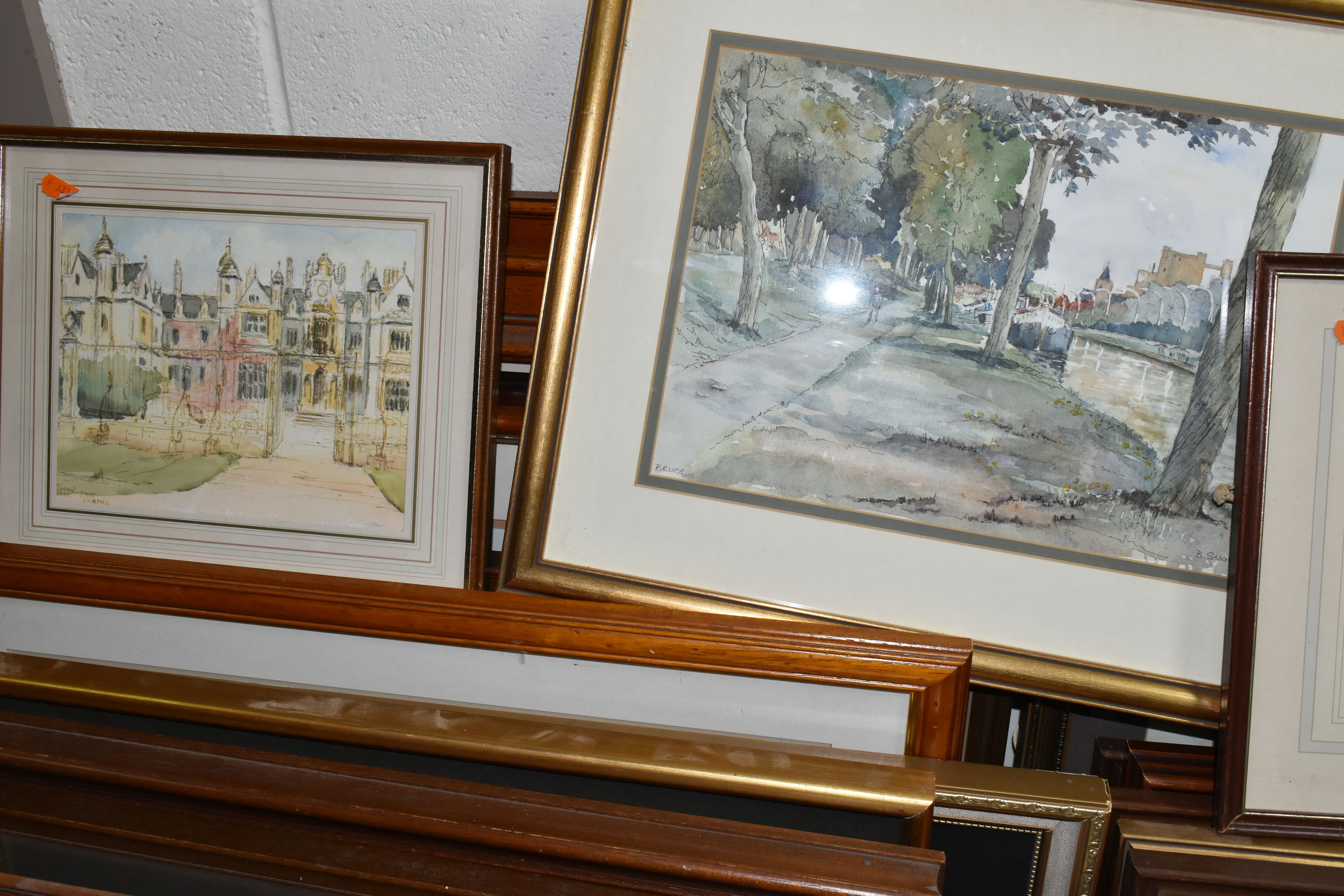 BRENDA SWANI (20TH CENTURY) A QUANTITY OF WATERCOLOUR PAINTINGS AND SKETCHES, to include - Image 7 of 9