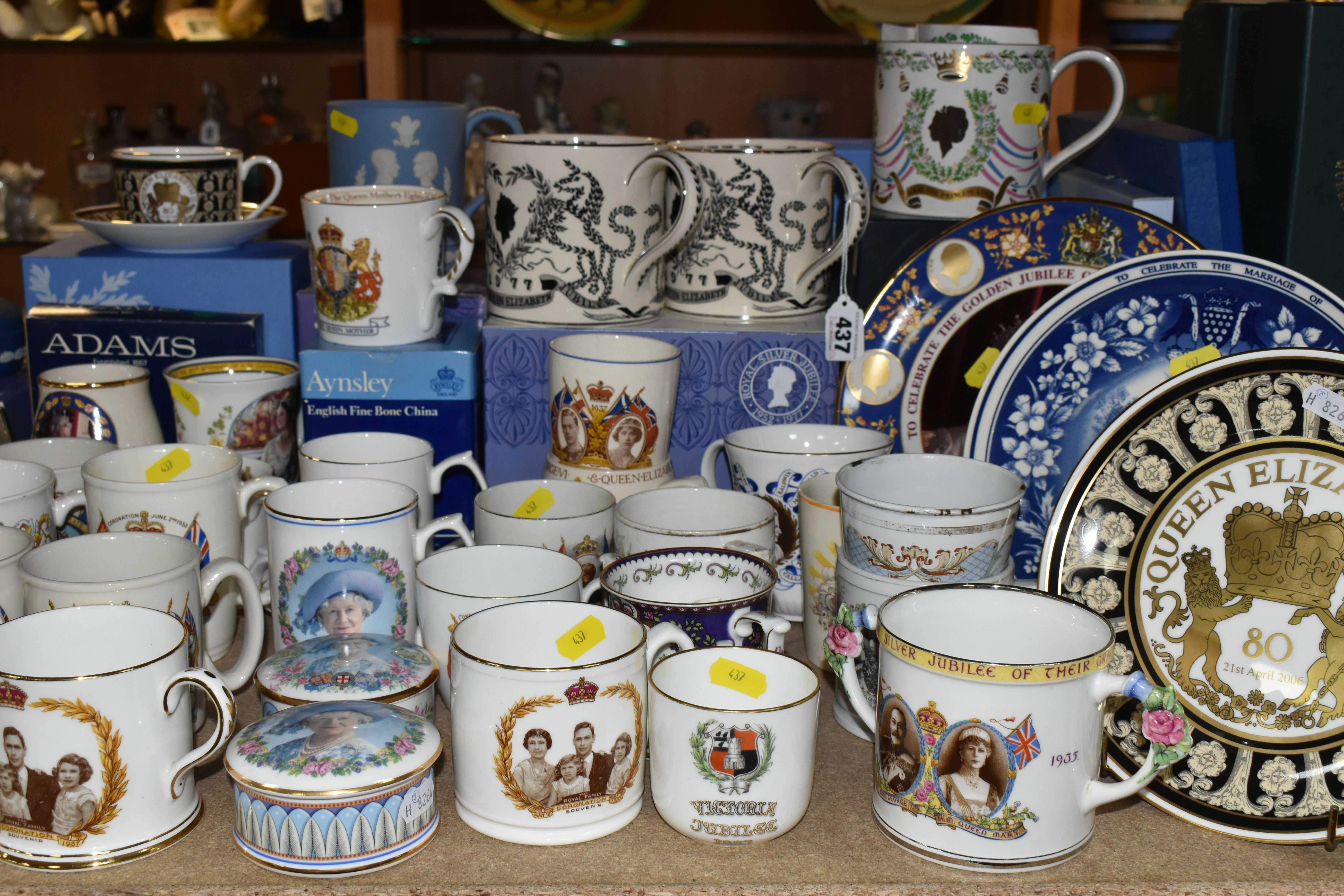 A COLLECTION OF ROYAL THEMED MEMORABILIA ETC, to include two Richard Guyatt for Wedgwood Silver