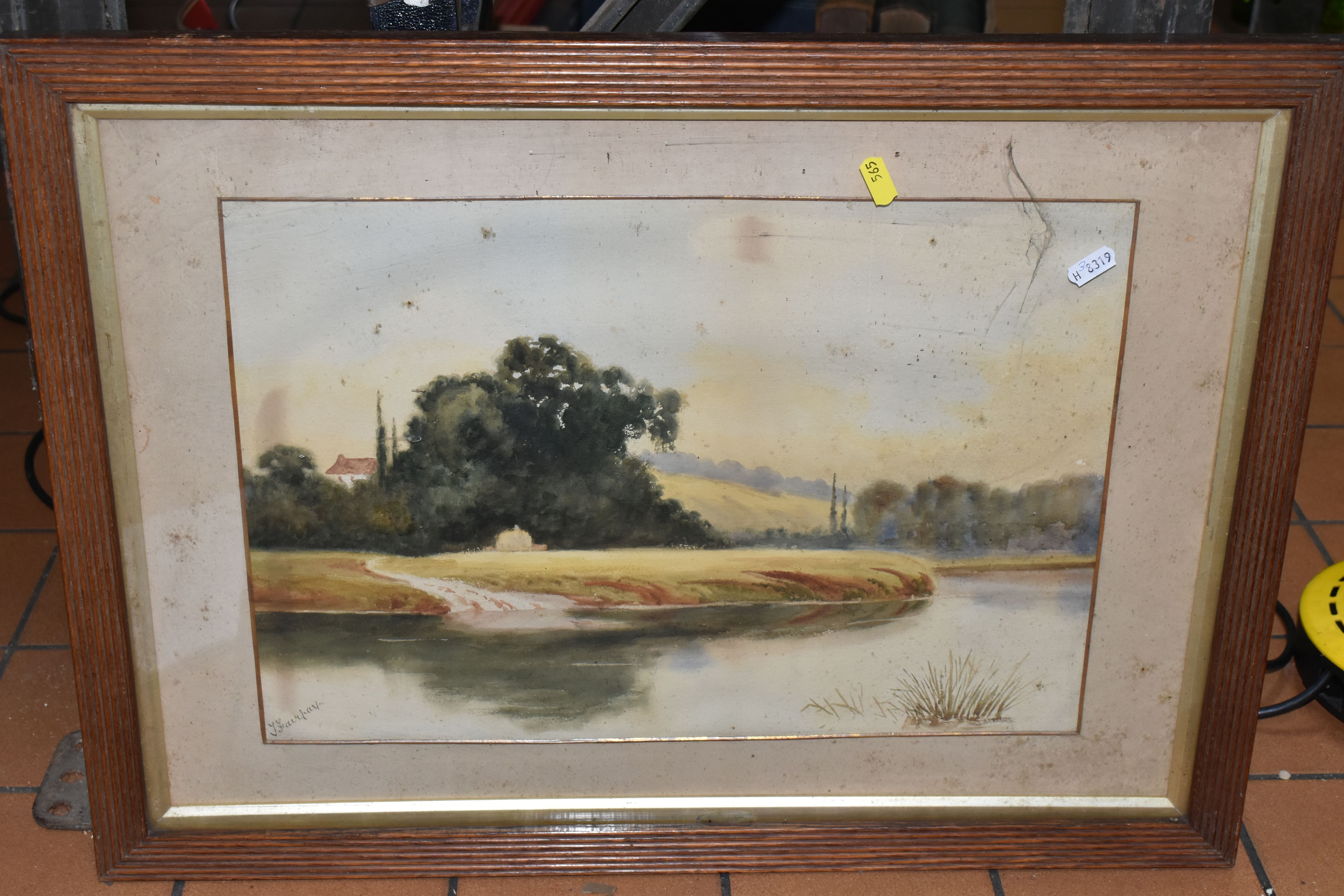 THREE LATE 19TH / EARLY 20TH CENTURY LANDSCAPE WATERCOLOURS, comprising a Arthur F. Maugham - Image 7 of 9